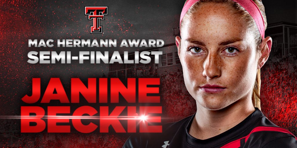Vote now for Janine Beckie for this year's MAC Hermann Award! bit.ly/1N2h6Dn #WreckEm