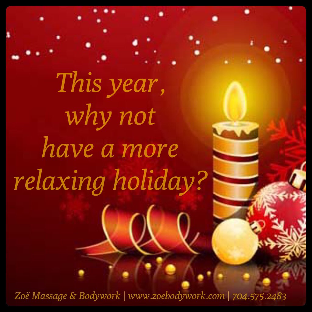ZoeMassage's tweet photo. Try us out this month, and take $15 off an hour or $25 off 90 minutes - our gift to you! #Massage #Holidays #Relax https://t.co/iIzqwy3zck