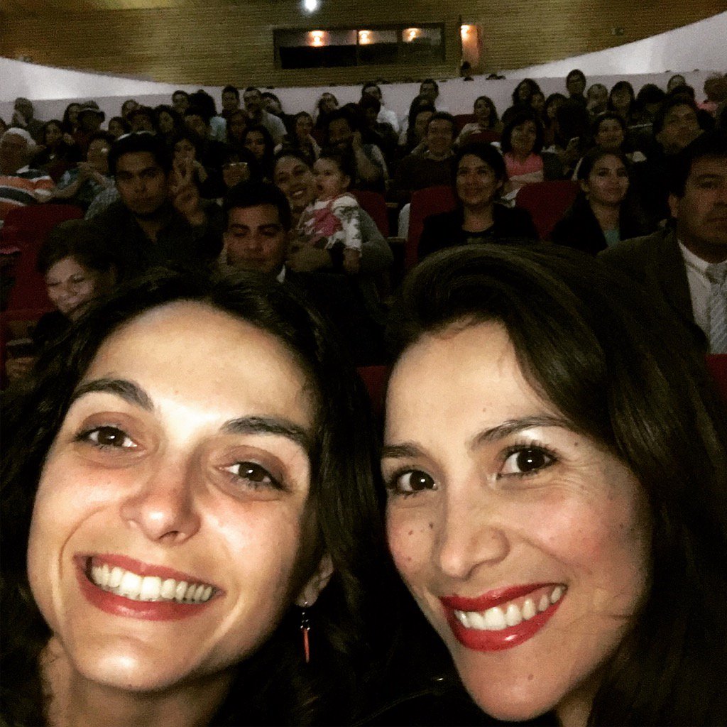 Con <a href="/isimarras/">Isidora Marras Bronfman</a> presentando #NoSoyLorena en la clausura del Festival de Cine de Ovalle! ;)