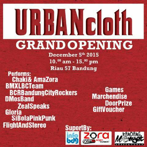 Siang ini kita ngamen di grand opening Urbancloth.. Ada temen2 dari <a href="/SBPPunk/">SI BOLA PING!!! PUNK!!!</a> <a href="/FlightandStereo/">Flight And Stereo</a> dll Be there! 😊