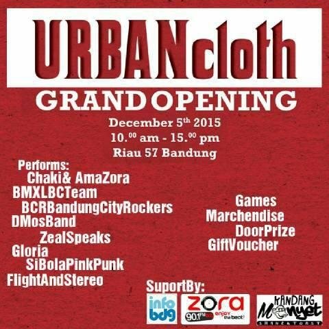 Ramaikan! <a href="/FlightandStereo/">Flight And Stereo</a> bakal Akustik siang ini di Grand Opening UrbanCloth, brg <a href="/gloriaofficial/">GLORIA</a> n tmn lainnya 👊