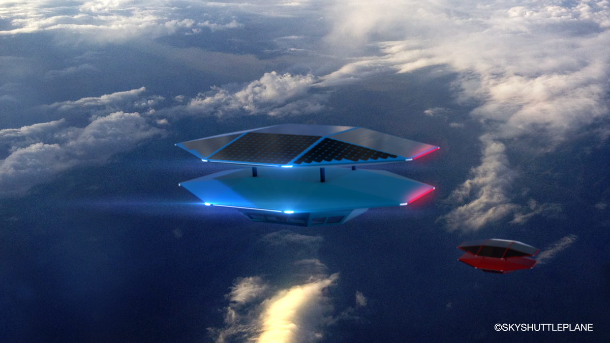 Sky Shuttle Plane tweet media