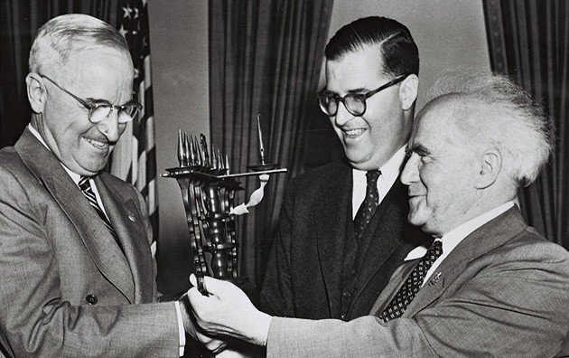 Fascinating Historical Picture of David Ben-Gurion with Harry S. Truman in 1951 