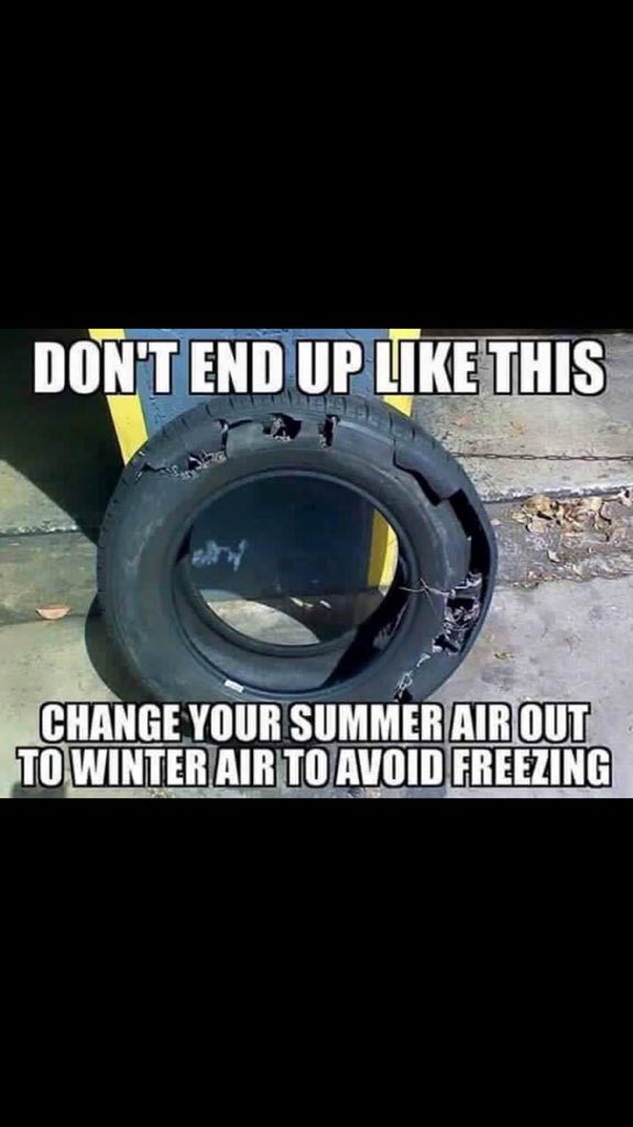 Daves_Grill's tweet photo. #WinterizingTips @Tierrah46 @SavvyHuman @velvetrose15 @blove65 @sholzbee @BillPeriman @Docs357 @Vet4America #Joking😜 https://t.co/hvBm1VTNsW