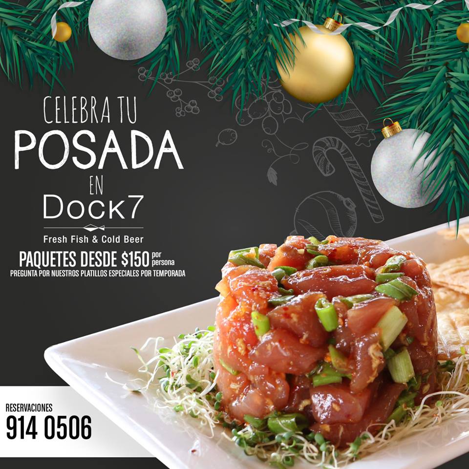dock7restaurant's tweet photo. 🎄Ven y celebra tus posadas con el mejor sabor de la cocina del mar y una hermosa vista a la marina ¡Los Esperamos! https://t.co/3qdrUOLTUZ