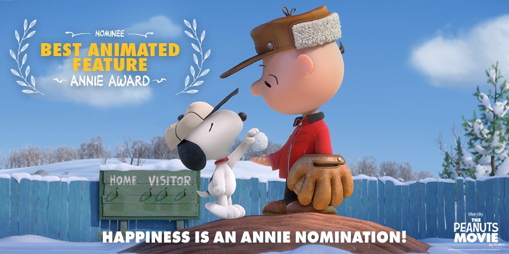 Congrats to the entire cast and crew at @BlueSkyStudios on your Annie Award Nomination for Best Animated Feature!