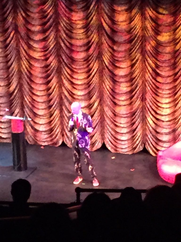 Holy shit. I'm in the same room as #johnwaters #slutcracker #bostonburlesque