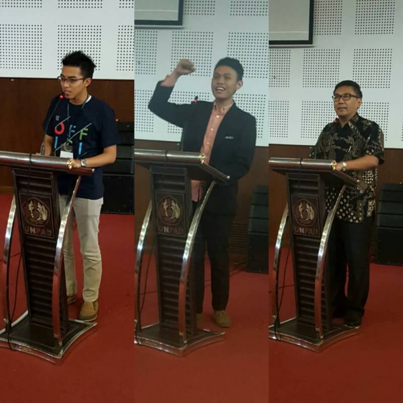 2015IEE's tweet photo. Pemberian kata sambutan oleh Project Officer IEE 2015, Sekretaris Jendral ISMKI, dan Wakil Dekan 1 FK Unpad. https://t.co/DQ3xvngu67