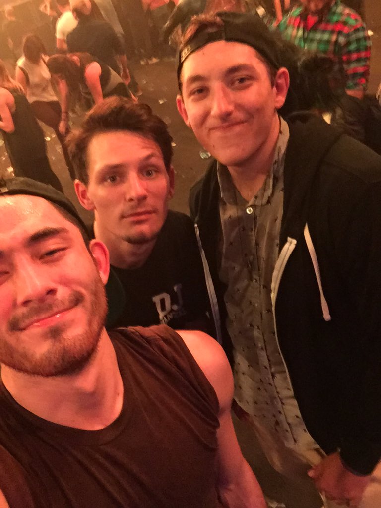 daveyc22's tweet photo. Last Night was one of our greatest adventures ππΌ #Skrillex #dcbte #threebestfriendsthatanyonecouldhave https://t.co/E94tB3pWQ9