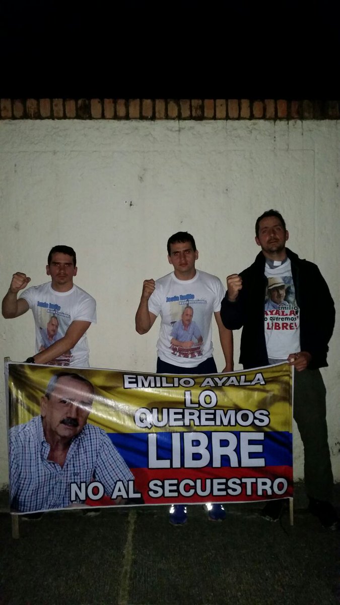 EmilioAlibre's tweet photo. Hasta el final! Mañana llegaremos a Bucaramanga! Por la libertad! #EmilioAyalaLibre https://t.co/F6TkHPctvw