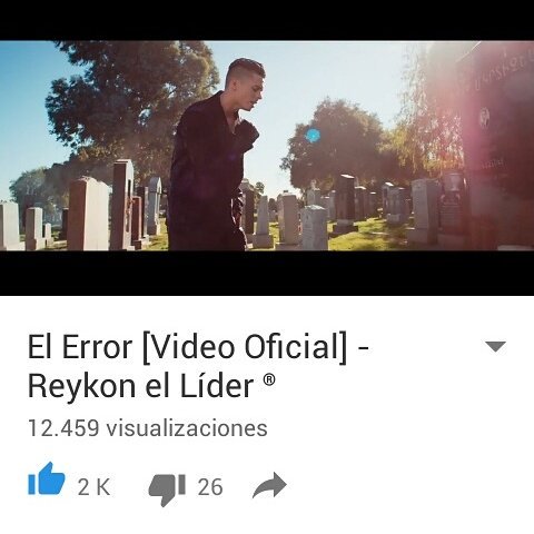 ReykonFcBolivar's tweet photo. MIRA! @REYKON acaba de estrena el video de su tema #ElError >>>> https://t.co/W4bPIUyM6I #VideoElError https://t.co/TDSx4ogDu3