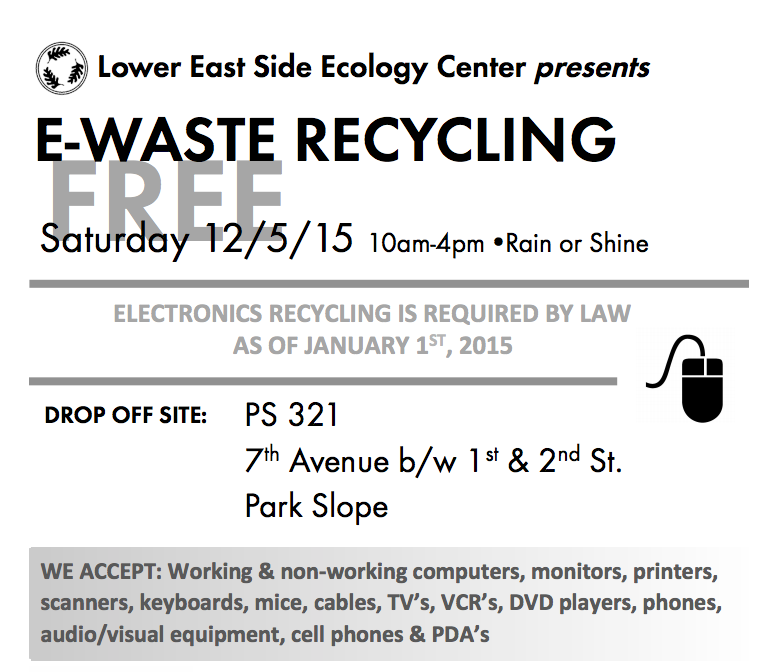 321HolidayShop's tweet photo. Recycle those old electronics tomorrow, right across the street! #recycle https://t.co/emQwkezgCr