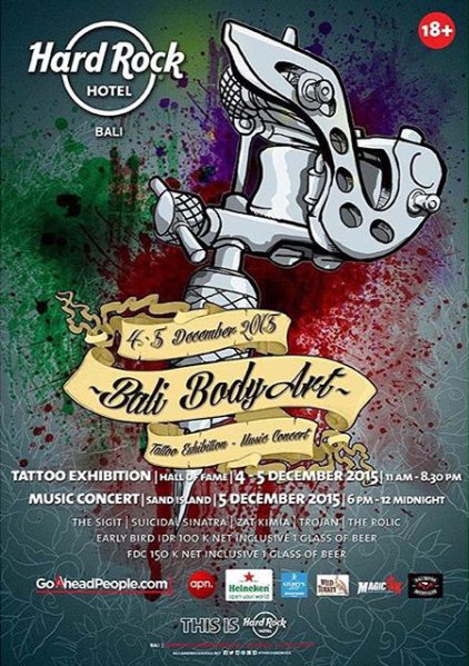 SUISIN_OFFICIAL's tweet photo. Malam ini ! Di Pool Stage Hard Rock Cafe, Bali. Pukul 20.05 WITA (On Stage) 🍻 https://t.co/3x4NvvP9N3