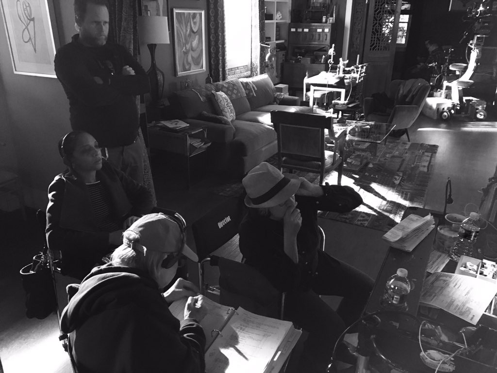 tomverica's tweet photo. And on the other unit with dir. @allisonliddibro @dramaraamla #JeremiahAcerra #MaryWright #scandal https://t.co/a5CRci7dxG