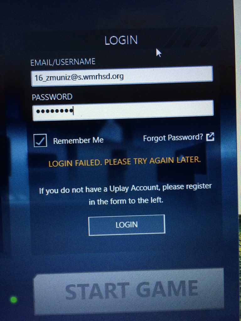 CipherElder's tweet photo. @Ubisoft  this is all i see login failed over and over please help https://t.co/sQZ1DijFIw