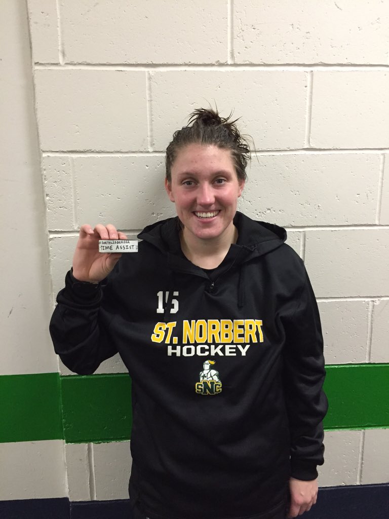 St. Norbert College Women’s Hockey on Twitter "A huge congrats to