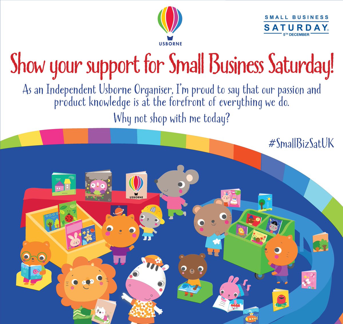 UsbornePartners's tweet photo. Share this post to show your support for small businesses. #SmallBizSatUK https://t.co/Tmo1JTyU8W
