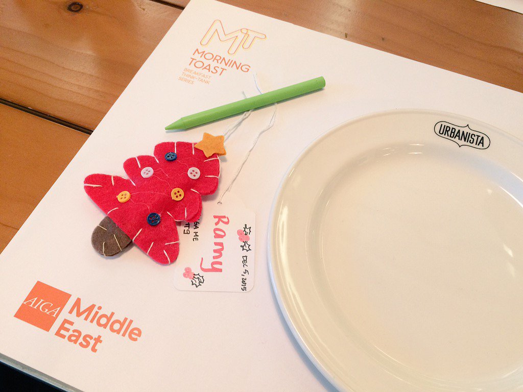 #morningtoast9 has begun! How do you like our placecards?