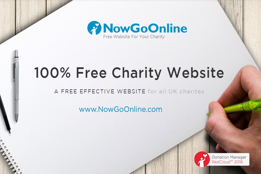 Any UK Charity can now have a website 100% free - nowgoonline.com