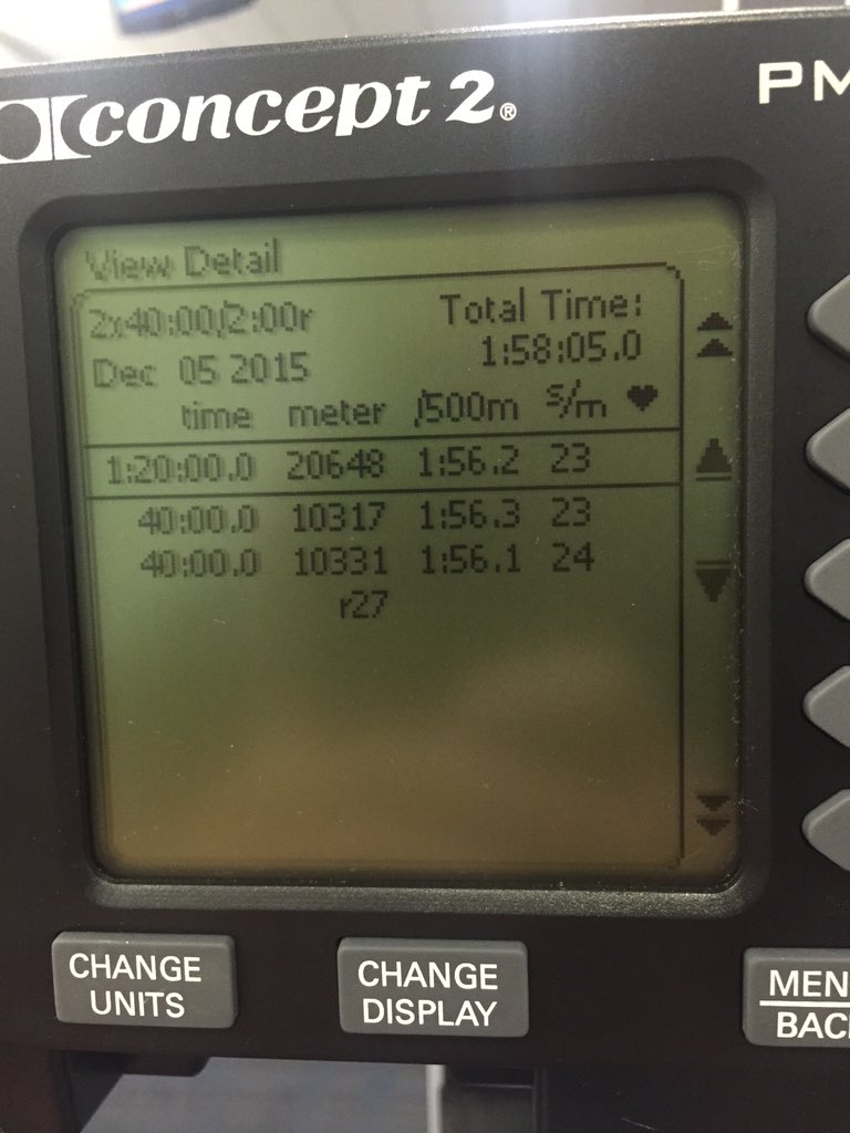 RTodhunter's tweet photo. Getting the K's in early this morning πͺπ½ @NorthumbriaRC #polyrowing https://t.co/ytDtXCjG7l