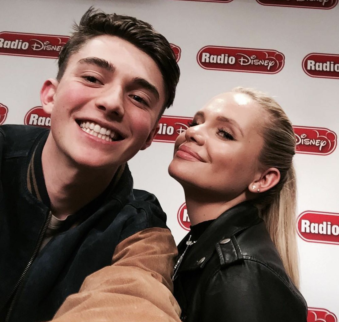 WOTLGroup's tweet photo. NEWS: @greysonchance and @allisimpson  live on Radio Disney *sobs* they are reunited just made my day😂 https://t.co/9ZmDQpJeRa
