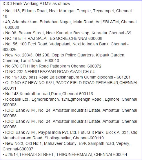 Working ATMs in chennai. @Actor_Siddharth <a href="/RJ_Balaji/">RJ Balaji</a> <a href="/dhanushkraja/">Dhanush</a> <a href="/anirudhofficial/">Anirudh Ravichander</a> <a href="/madhankarky/">Madhan Karky</a> <a href="/ActorMadhavan/">Ranganathan Madhavan</a>