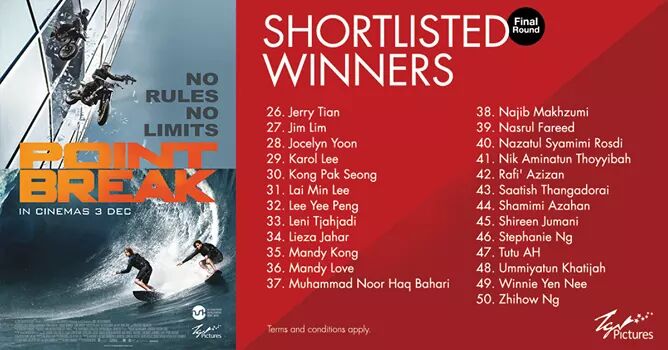 shmmazhn's tweet image. Lalalala... point break lg. Wohooo #Number44 😄