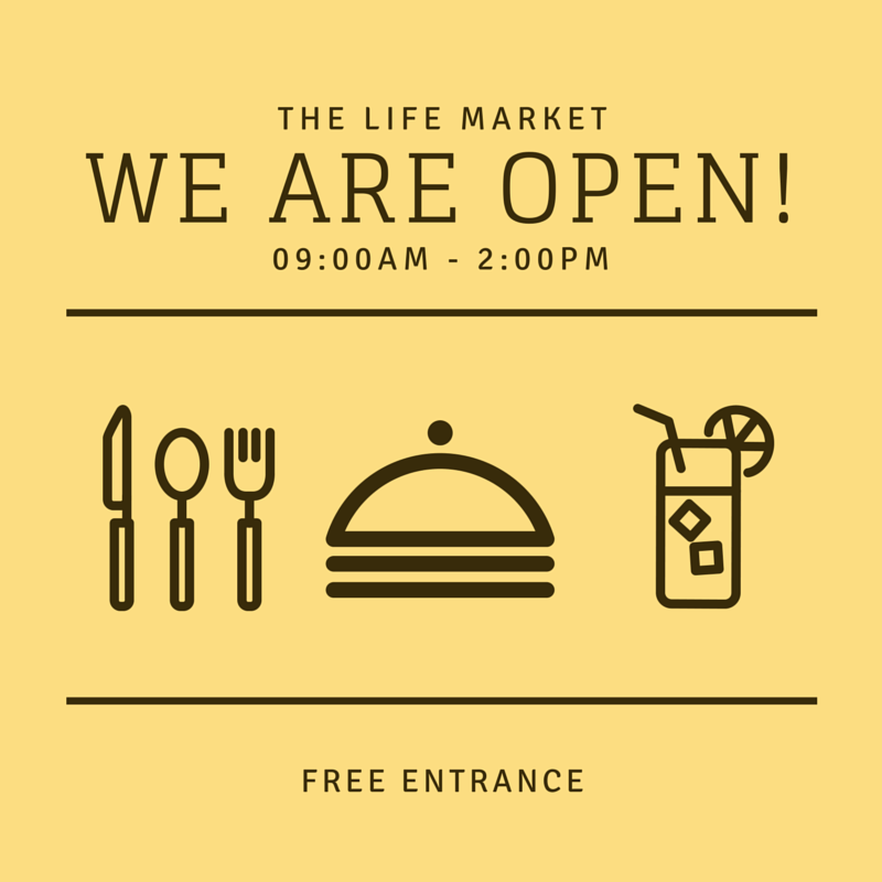 TheLifeMarket's tweet photo. Come join us today at the Snowflake Building for the last Life Market!

We are open from 09:00 to 14:00 https://t.co/3ggvGt7tsS