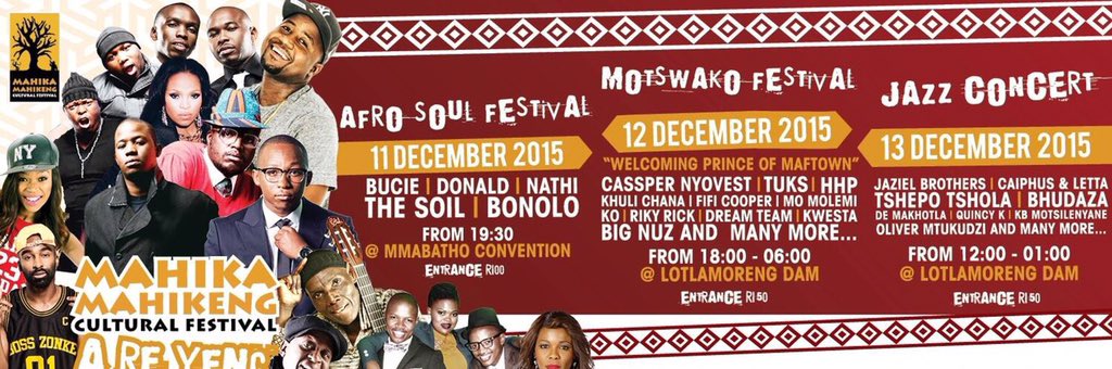 NorthWestZA's tweet photo. RT @TourismNW #NWgigs RT @DesboMohono Next...Ke December boss @MahikengLM #AReYengBokoneBophirima  @motswedingfm https://t.co/xUAzeiBYW2