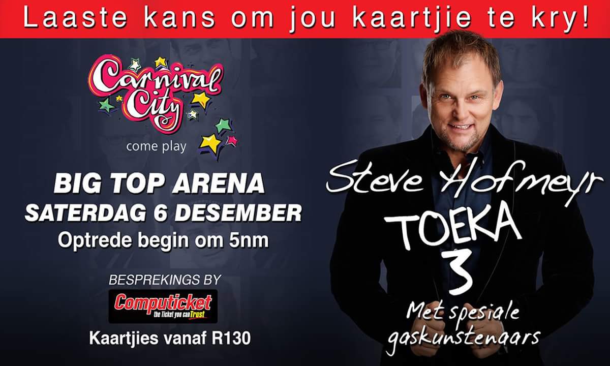 Pieterkhn's tweet photo. @steve_hofmeyr  #toeka3  n jaar terug  onthou  jy,  @RalphMichielsen jy was ook daar https://t.co/JOJU3AT22e