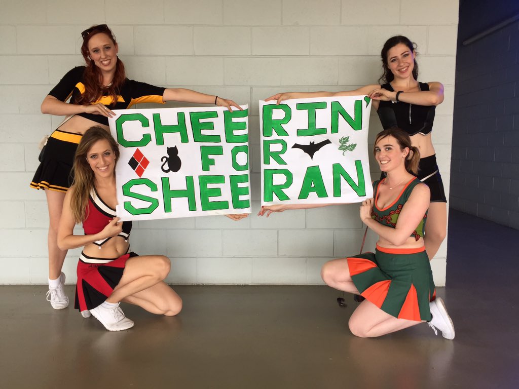 AAMIPark's tweet photo. Cheerin for Sheeran!!! #AAMIPark @edsheeran https://t.co/37cSAJaHpT