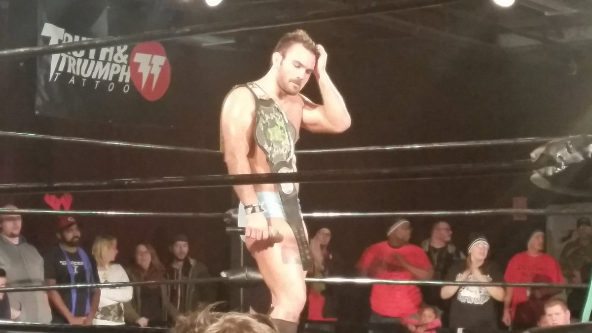 scarletngraves's tweet photo. Congratulations to .@TheProductDS on becoming the NEW @RockstarProWres Champion!! #SponsoredAthlete #ChampFest 👏👏👏 https://t.co/aNpQi4byab