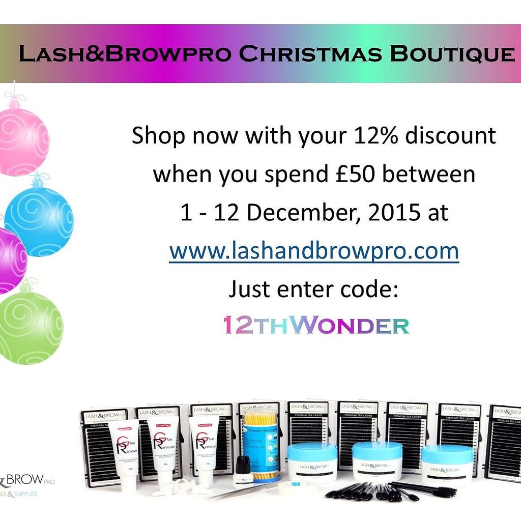 The Lash & Brow Co on Twitter "Don't to use your 12 discount