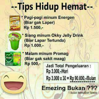 Kalau yang udah gak jomblo tinggal dikali 2 ajah ... cc @besoKKawin