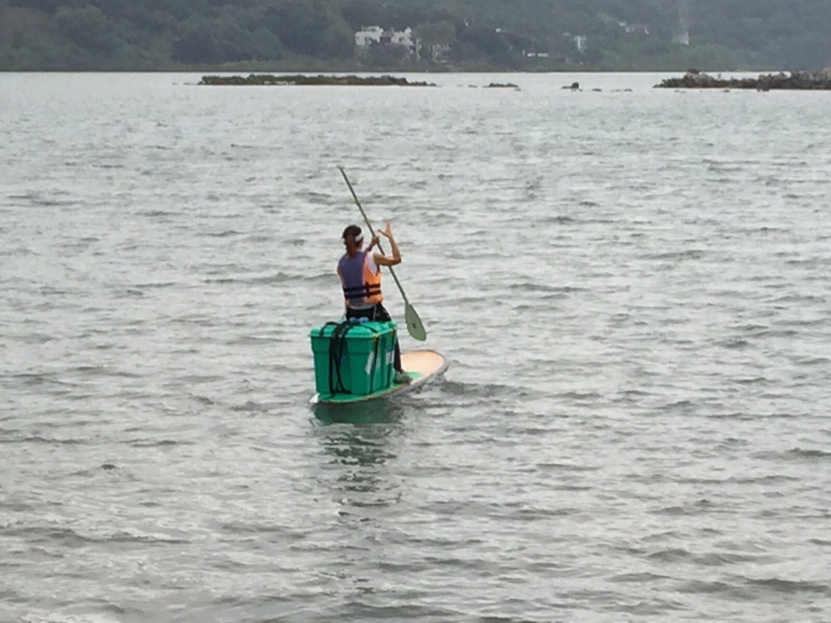 HKTriChallenge's tweet photo. Next up is the Elite standup paddleboarding! #HKTC15 https://t.co/o8R857Ayg0