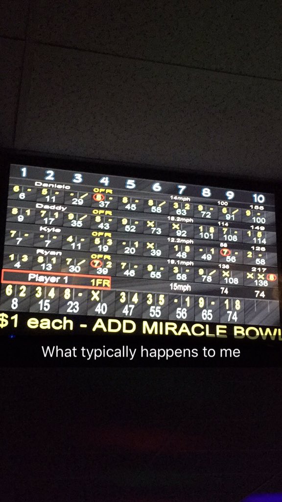 Kyle_Bergsma's tweet photo. Still suck at bowling https://t.co/08yidh3QLJ
