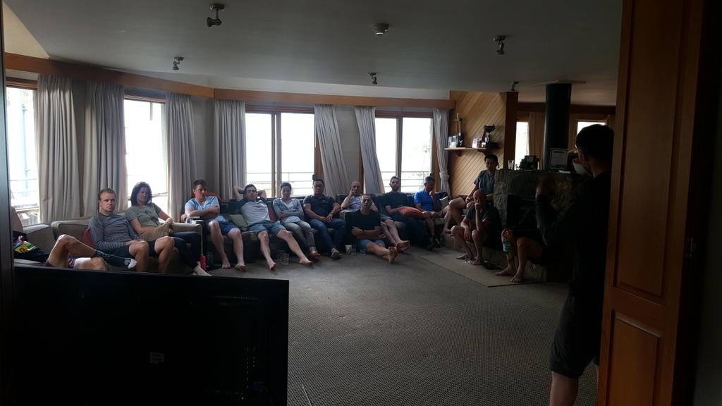 ParkBikes's tweet photo. @DamOMeara from @theNSWIS @NSWIScycling presents #performancepedalling to our #R2TH camp guests. https://t.co/gP4a4MzSw2