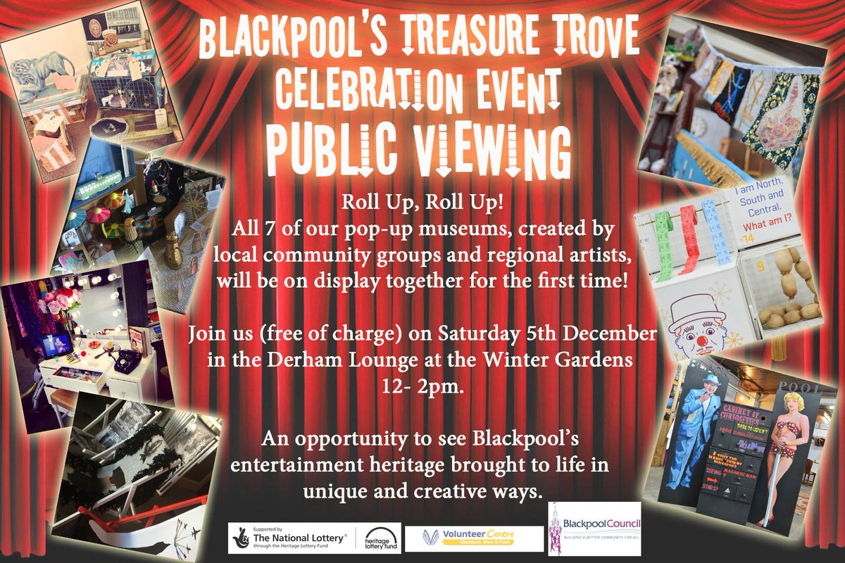 BPL_Treasures's tweet image. While Christmas shopping today, drop in at the Winter Gardens for our pop-up museum exhibition.A one day only event!
