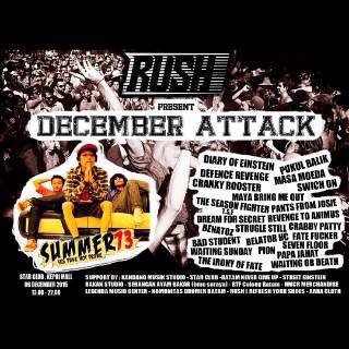 switchonSWON's tweet image. besok kita perform jam 6:40 di acara "december attack" @ stat club (rooftop kepri mall) with @Summer73Raw see you!