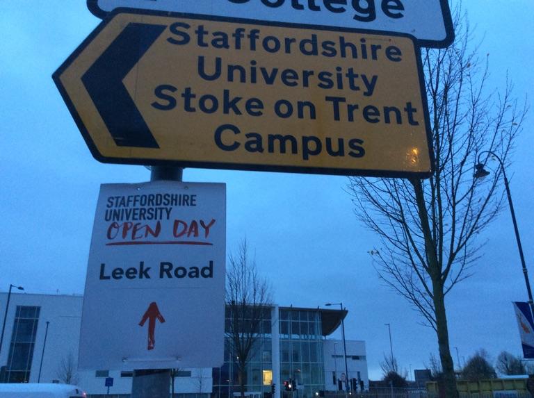 UniofStaffs's tweet image. Morning all and welcome to today's #StaffsOpenDay. Remember to follow your curiosity or our helpful road signs!