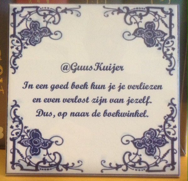 Broekhuis Enschede (@boekenschede) on Twitter photo De leukste tweets van <a href="/GuusKuijer/">Guus Kuijer</a> worden gebundeld. <a href="/Querido_nl/">Uitgeverij Querido</a> zette er alvast één op 'n tegeltje. #collectorsitem De leukste tweets van <a href="/GuusKuijer/">Guus Kuijer</a> worden gebundeld. <a href="/Querido_nl/">Uitgeverij Querido</a> zette er alvast één op 'n tegeltje. #collectorsitem