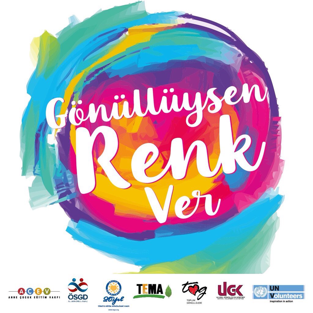 #GönüllüysenRenkVer!