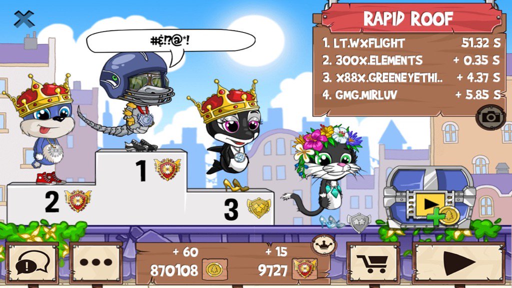 TakeFlight1996's tweet image. Get on my level, son! #funrun2 #Elements #GREENEYETHIEF #mirluv
