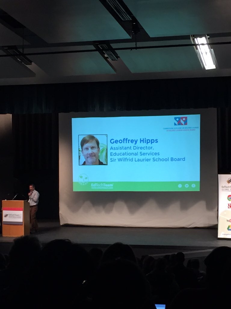 lendyl_dsouza's tweet photo. Welcome Message by Geoffrey Hipps to GAFE at Rosemere High School #gafesummit https://t.co/VPPCKDDTLO
