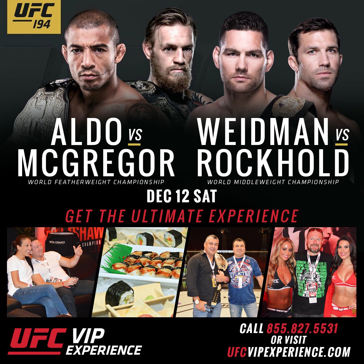 Headed to <a href="/Vegas/">Las Vegas</a> for #UFC194! Do it like a true #UFCVIP!
Details: UFCVIPExperience.com