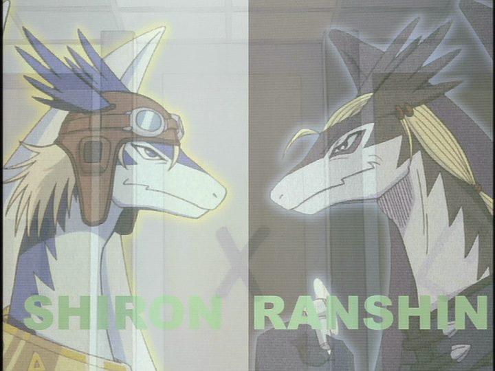 シロンさんとランシーンさんの画像が並ぶシーン。…なのだけど直前の