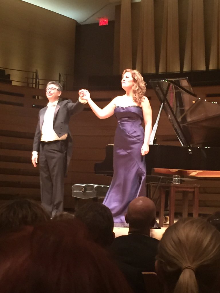 Stunning singing and exquisite playing with Sondra Radvanovsky and Anthony Manoli! #Sondra  #Manoli #koerner