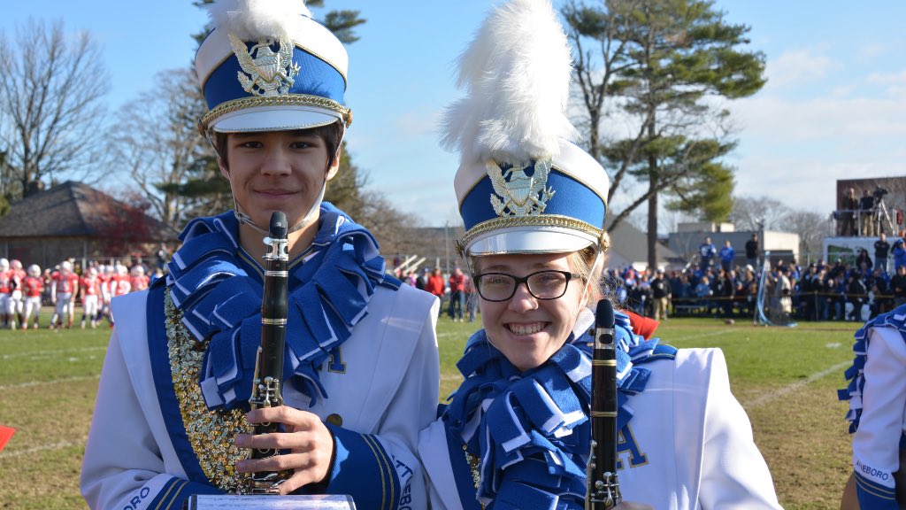 Be on the look out for AHS Marching Band! Today 1PM - Attleboro Holiday Happenings Parade. #TeamGrueb #TeamDavis