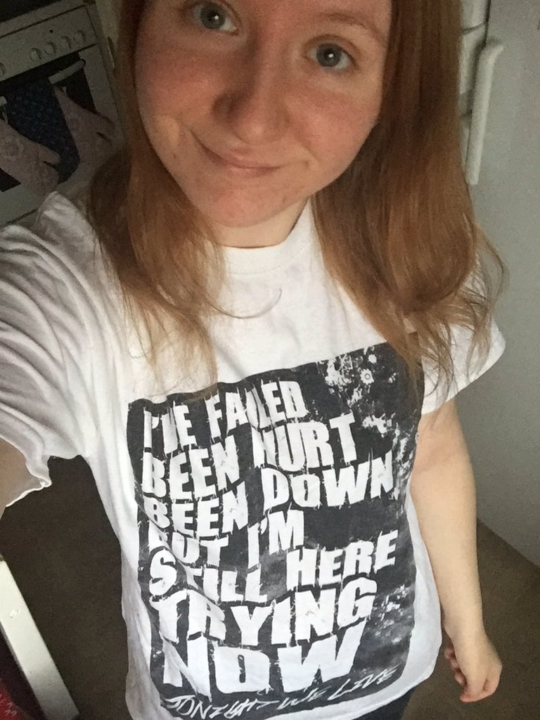 xJezzie's tweet photo. Rocking my @TonightWeLive tee ❤️ @stephenyouster @ConFenlon @MikeyAldridge https://t.co/I5VJfT1Lvw