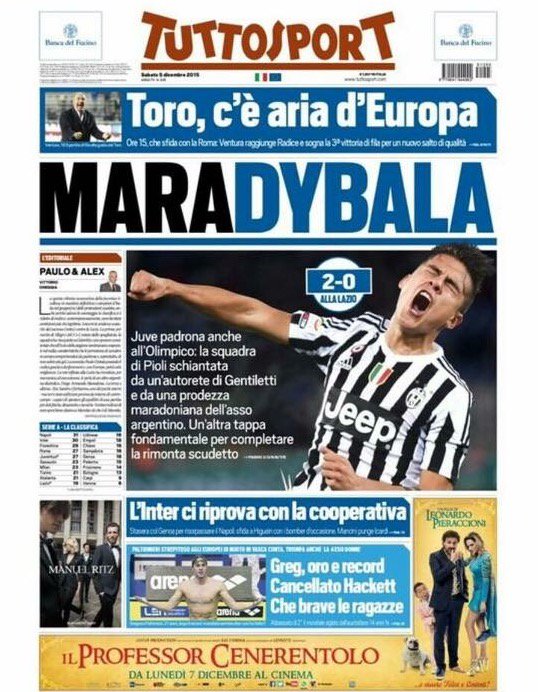 Juvendicap's tweet photo. Vadalà - Messi
Morata - Ronaldo
Pogba - Van Basten
Bonucci - Beckenbauer

…e ora Dybala - Maradona. https://t.co/6CCwMSxNW4